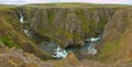 Kolugljufur Canyon of the river Vididalsa,Iceland,Europe