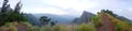 Kolukkumalai Sunrise view point on Panaroma.Early morning in the mountain at sunrise. Kolukkumalai tea estate point shooting. Kera