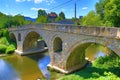 The Kolyu Ficheto`s Bridge Dryanovo town Bulgaria Royalty Free Stock Photo