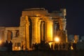 Kom Ombo temple at night in Egypt