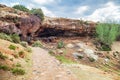 Kome cave dwellings made out of mud in the district of Berea, Lesotho.