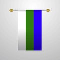 Komi hanging Flag Royalty Free Stock Photo