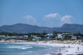 Kommetjie Public Beach Cape Town South Africa, white beach and blue ocean at Kommetjie Royalty Free Stock Photo