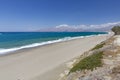 Kommos beach on the island of Crete, Greece Royalty Free Stock Photo