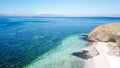 Komodo - A drone shot of an idyllic island Royalty Free Stock Photo