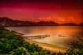 Landing pier on the Komodo island