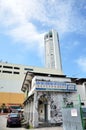 Komtar Tower from one of the street in Penang