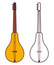 Komuz traditional Kyrgyz musical instrument