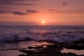 Kona Sunset Royalty Free Stock Photo