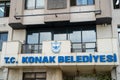 Konak Municipality building. Izmir, Turkey - July 1, 2023