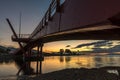 Sunset and cycling at Baris Manco bridge