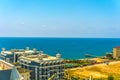 Konakli town sea view with hotels, Alanya resort, Turkey Royalty Free Stock Photo