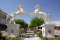 Konakli, Turkey. Front view from the street