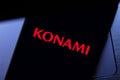 Konami editorial. Illustrative photo for news about Konami - a Japanese entertainment, video game, and gambling conglomerate