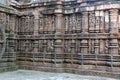 Konark Sun Temple in Odisha, India. Erotism and origin of kamasutra in Indian sculpture. Erotic sculpture of Konark temple.