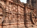 Konark temple ancient architecture and work of art Royalty Free Stock Photo
