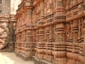 Konark temple ancient architecture and work of art Royalty Free Stock Photo