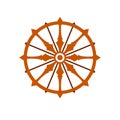 Konark wheel simple icon