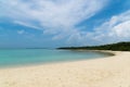 Kondoi Beach in Taketomi Island, Okinawa Japan Royalty Free Stock Photo