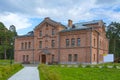 Konevets Island, the historical building of the Konevsky Nativity-Bogorodichny Monastery Workhouse