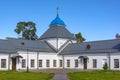 Konevets Island, the inner part of the monastery square and the church in the name of St. Arseny