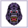 King Kong Mascot Logo Design