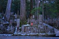 Kongobu-ji Okuno-in Okunoin Cemetery at Koyasan, Koya, Royalty Free Stock Photo