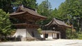 Kongobuji Temple towers in Koyasan, Japan