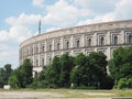 Kongresshalle transl. Congress Hall in Nuernberg Royalty Free Stock Photo