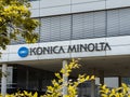 Konica Minolta Logo Sign Royalty Free Stock Photo