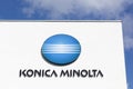 Konica Minolta office building Royalty Free Stock Photo