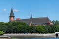 Konigsberg Cathedral. Brick Gothic-style monument in Kaliningrad, Russia. Immanuel Kant island