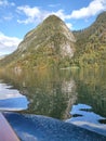 Konigsee, Germany - lake surrounded with mountains, Berchtesgaden National Park, Bavaria, Germany Royalty Free Stock Photo