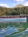 Konigsee, Germany - lake surrounded with mountains, Berchtesgaden National Park, Bavaria, Germany Royalty Free Stock Photo