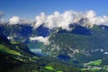 The Konigssee lake seen from Kehlsteinhaus, Germany. Royalty Free Stock Photo