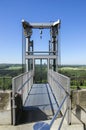 Konigstein Fortress, Dresden / Germany - 7 May, 2018: New modern lift for visitors to Konigstein Fortress