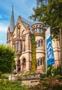 Konigswinter, Germany: Schloss Drachenburg Castle is a palace in Konigswinter on the Rhine river near the city of Bonn in Germany Royalty Free Stock Photo