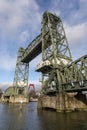 Koningshaven Railway Bridge de Hef, Netherlands Royalty Free Stock Photo