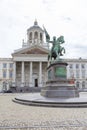 The Koningsplein and Saint Jacques-sur-Coudenberg