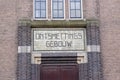 Koninklijke Hollandse Lloyd Building At Amsterdam The Netherlands 3 April 2020 Royalty Free Stock Photo