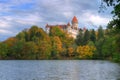 Konopiste castle, Czech Republic - autumn picture Royalty Free Stock Photo