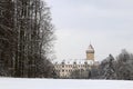 Konopiste Castle in winter Royalty Free Stock Photo