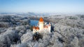 Konopiste Chateau in winter Royalty Free Stock Photo