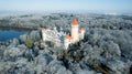 Konopiste Chateau in winter Royalty Free Stock Photo