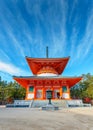 Konpon Daito Pagoda at Danjo Garan Temple in Koyasan