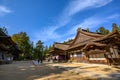 WaKonpon Daito Pagoda at Danjo Garan Temple on Mt. Koya Koyasan in Wakayama Royalty Free Stock Photo