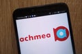Achmea Holding BV logo displayed on a modern smartphone Royalty Free Stock Photo