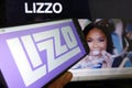 KONSKIE, POLAND - January 11, 2020: Lizzo logo on mobile phone