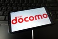 KONSKIE, POLAND - January 11, 2020: Ntt Docomo Inc company logo on mobile phone