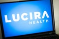 KONSKIE, POLAND - July 18, 2022: Lucira Health medical technology company logo displayed on laptop computer